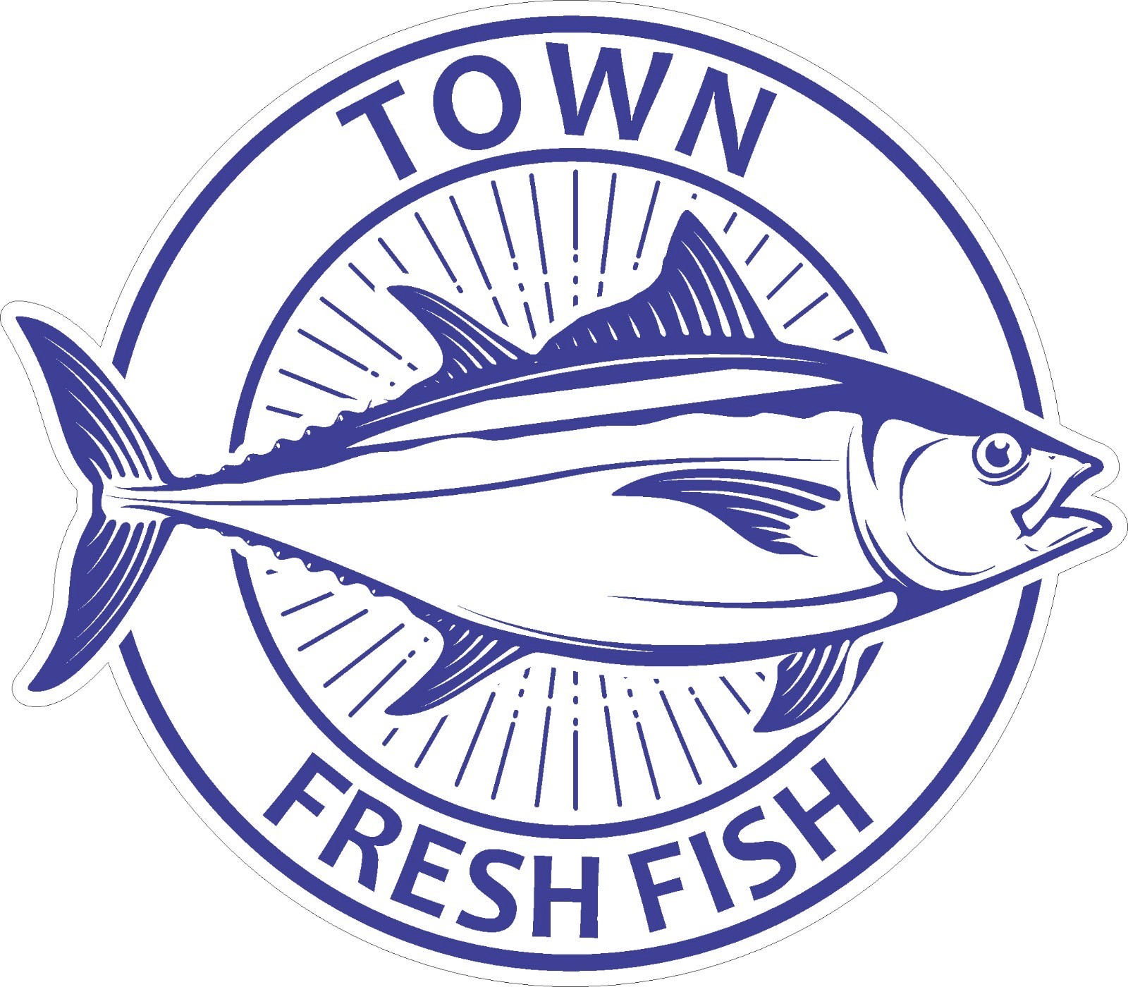 Town Fresh Fish Logo